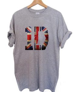 1D united kingdom flag T Shirt Size S,M,L,XL,2XL,3XL