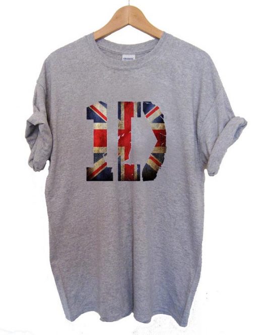 1D united kingdom flag T Shirt Size S,M,L,XL,2XL,3XL