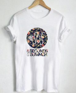 5 Sos floral logo T Shirt Size S,M,L,XL,2XL,3XL