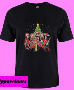 Aerosmith band merry Christmas T Shirt