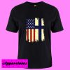 American And Finland Flag T Shirt