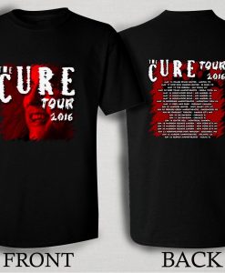 The Cure 2016 Tour T Shirt Size S,M,L,XL,2XL,3XL
