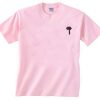 palm tree light pink T Shirt Size S,M,L,XL,2XL,3XL