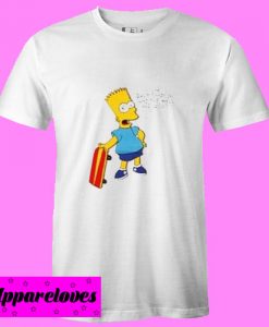 Bart Simpson Skateboard T Shirt