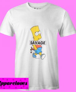 bart simpson savage T Shirt