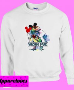Autism Disney Mickey Saurus wrong park Sweatshirt