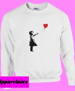 Banksy – Girl with Balloon Sweatshirt