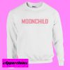Moonchild Pink Letter Sweatshirt Men And Women
