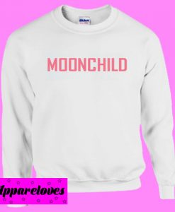 Moonchild Pink Letter Sweatshirt Men And Women