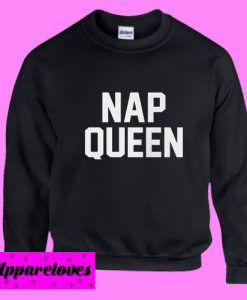Nap Queen Black Sweatshirt Men And Women