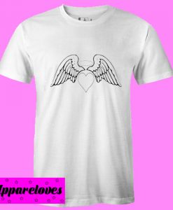 Wings Heart & Halo T Shirt