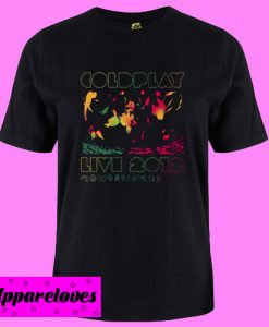 2012 Australian Tour Coldplay T shirt