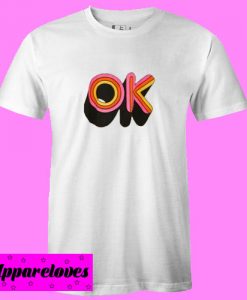 3D OK Rainbow T shirt