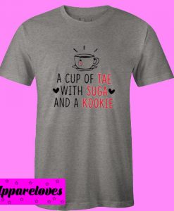 A Cup Of Tae With Suga And Kookie T shirt