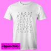 ABCDE FUCK Donald Trump T shirt