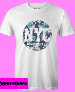 Aeropostale Floral NYC T shirt