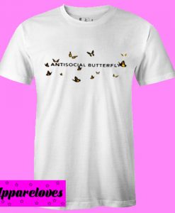 Antisocial Butterfly T shirt