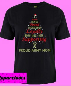 Army Mom – Christmas Tree T shirt