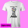 Avengers End Game T Shirt Marvelous Infinity War Gauntlet Superhero Novelty T shirt