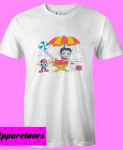 Betty Boop Beach T Shirt