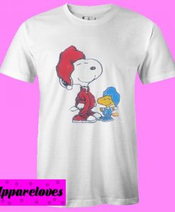 Big Print Snoopy T Shirt