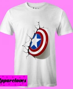 Captain America 3D Shield T Shirt