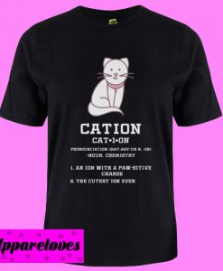 Cat Lover Cation Science T Shirt