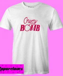 Cherry Bomb White T shirt