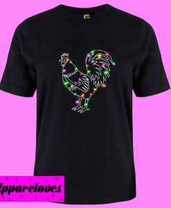 Chicken Light Christmas Thanksgiving T Shirt