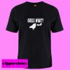 Chicken butt graphic T shirt