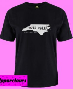 Vote Watts For Congress Empowering Our Future T Shirt