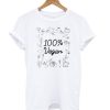 100% Pure Vegan T SHIRT ZNF08