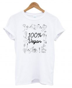 100% Pure Vegan T SHIRT ZNF08