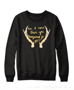 Am I more than you bargained for yet Sweatshirt DAP
