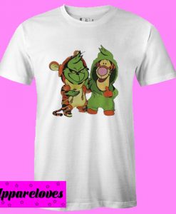 Baby Grinch and baby Tigger T shirt