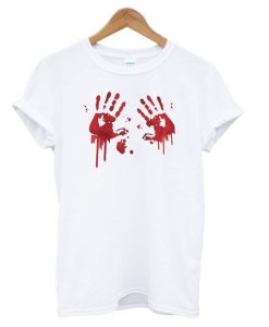 Bloody Hands T shirt ZNF08