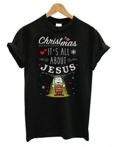 CHRISTMAS IT`S ALL ABOUT JESUS TSHIRT ZNF08