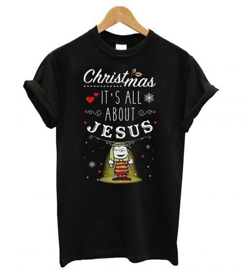 CHRISTMAS IT`S ALL ABOUT JESUS TSHIRT ZNF08