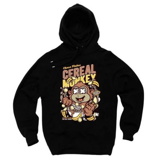 Cereal Monkey hoodie DAP