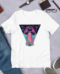 Dinosaur Alien Abduction T-Shirt DAP