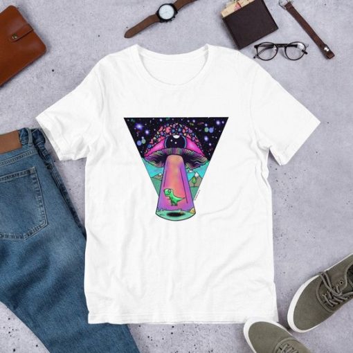 Dinosaur Alien Abduction T-Shirt DAP