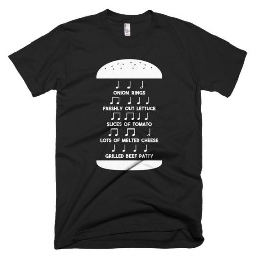 Rhythm Burger Music T-Shirt DAP