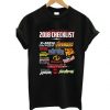2018 Checklist T Shirt AY
