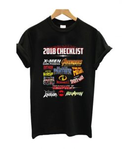 2018 Checklist T Shirt AY