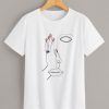 Abstract Figure Face T Shirt DAP