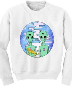 Aliens with cat sweater ZNF08