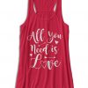 All You Need Is Love TANK TOP ZNF08