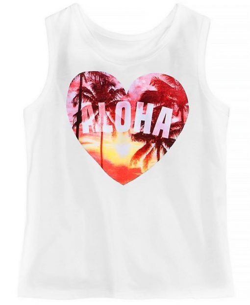 Aloha Love Tank Top ZNF08