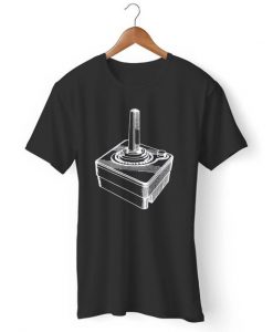 Atari 2600 Joystick Retro Gildan Man's T-Shirt DAP