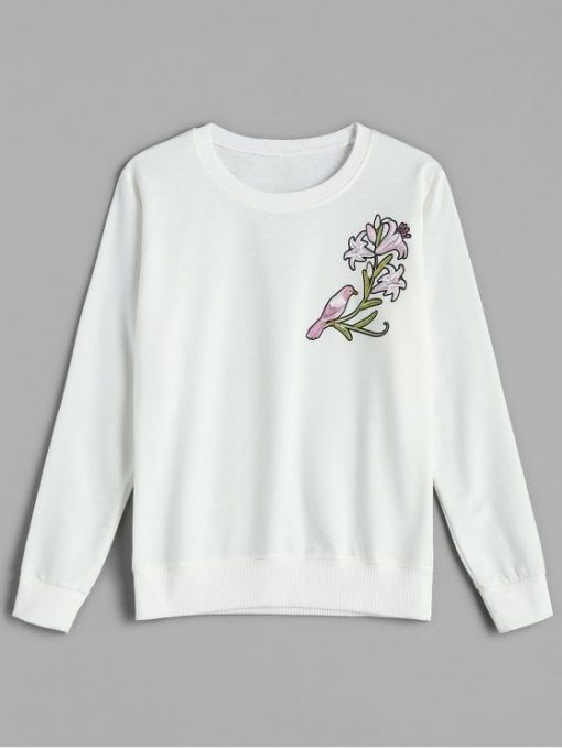 Autumn and Spring Floral SWEATSHIRT ZNF08